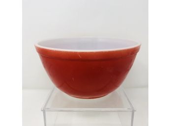 Vintage Pyrex Red Mixing Bowl