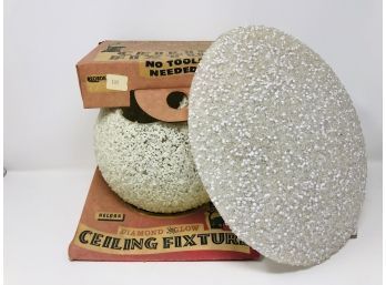 Vintage Diamond Glow Ceiling Fixture