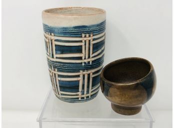 Studio Pottery Cups Lot