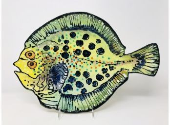 Art Pottery Fish Platter