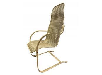 Mid Century Perma-wicker Springer Chair