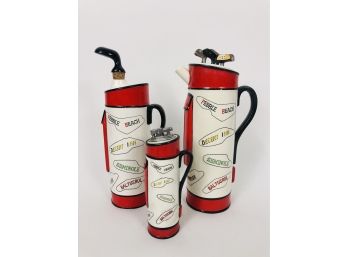 Golf Themed Cocktail Set With Lighter