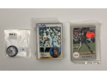 Large Lot Of Assorted Dave Winfield Cards