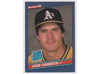 1986 Donruss Jose Canseco Rated Rookie