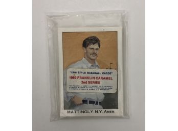 Sealed 1989 Franklin Caramel 2nd Series 1910 Style Baseball Cards