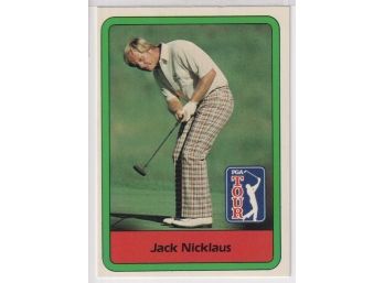 1981 Donruss PGA Tour Jack Nicklaus Rookie