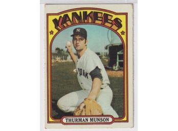 1972 Topps Thurman Munson