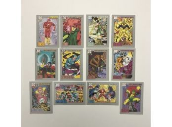 Lot Of 12 DC Comic Cards