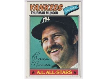 1977 Topps Thurman Munson