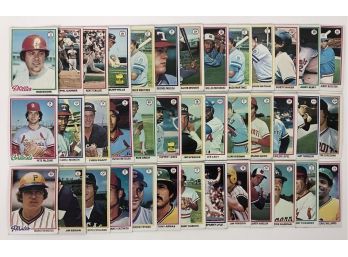 Large Lot Of 1978 Topps Baseball Cards