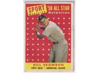 1958 Topps Sport Magazine '58 All Star Bill Skowron