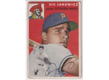 1954 Topps Vic Janowicz