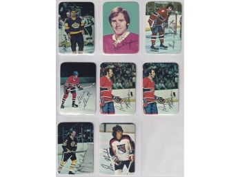8 1977 Topps Glossy Hockey Cards