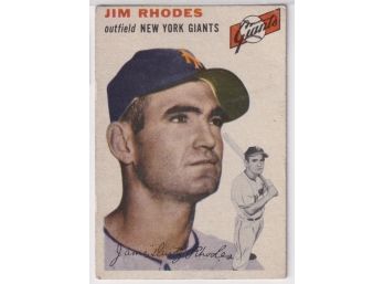 1954 Topps Jim Rhodes
