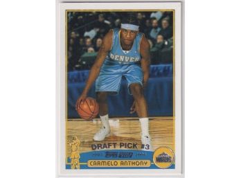 2003-04 Topps Camelo Anthony Draft Pick #3 Rookie