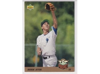 1993 Upper Deck Top Prospect Derek Jeter Rookie
