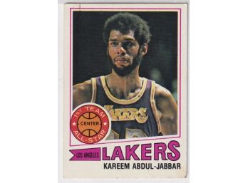 1977-78 Topps 1st Team All-Star Kareem Abdul-jabbar