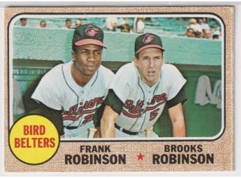 1968 Topps Bird Belters: Frank Robinson & Brooks Robinson