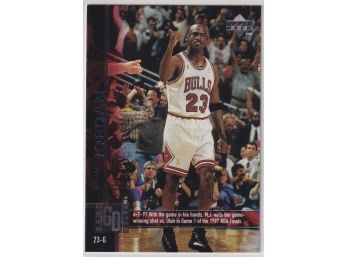 1997-98 Upper Deck Michael Jordan Game Dated