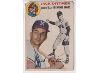 1954 Topps Jack Dittmer