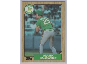 1987 Topps Mark McGwire Rookie