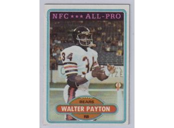 1980 Topps NFC All-Pro Walter Payton