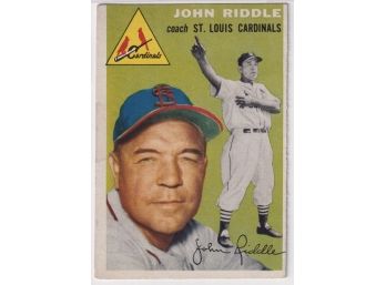 1954 Topps John Riddle