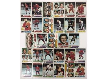 Large Lot Of 1977 Topps Hockey Cards