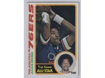 1978-79 Topps 1st Team All-Star Julius Erving