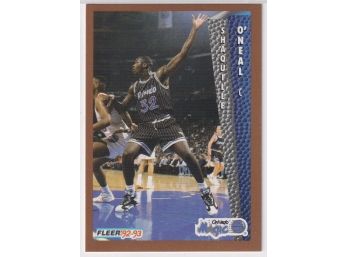 1992-93 Fleer Shaquille O'Neal Rookie