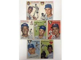 7 1954 Topps Baseball Cards