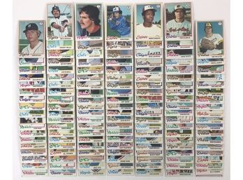 Massive Lot Of 1978 Topps Baseball Cards