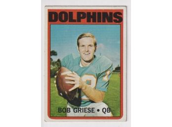 1972 Topps Football #80 Bob Griese