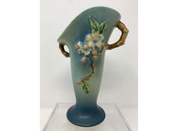 Antique Roseville Pottery Cherry Blossom Vase 382-7