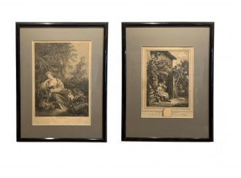 2 19th Century French Engravings