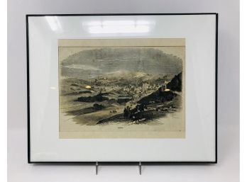 View Of Hebron Hand Colored Engraving