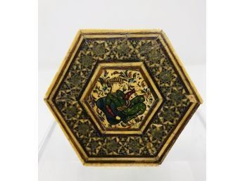 Moorish Inlayed Hexagon Box