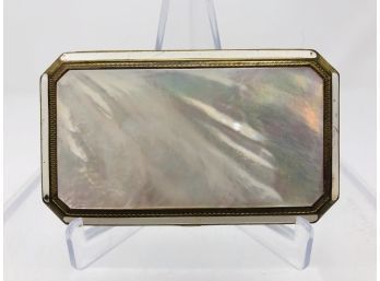 Antique Mother Of Pearl Compact