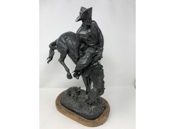 Frederic Remington, Outlaw, Bronze Sculpture 1979 Vintage
