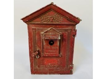 Antique Game Well Fire Box - No Key