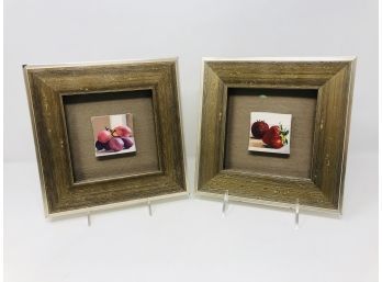 2 Paintings Of Fruit
