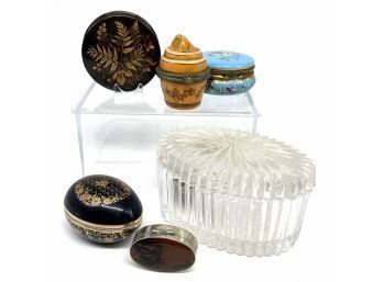Collection Of Trinket Boxes Limoges, And More - As Pictured