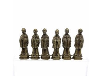 Collection Of Brass Monks