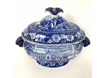 Antique Staffordshire Style Soup Tureen - As Pictured