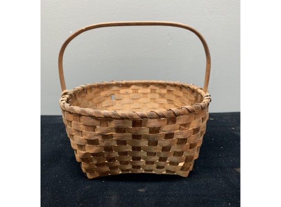 Cute Diminutive Country Hand Woven Basket