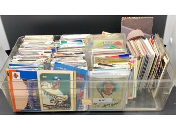 Tray Lot Of Sports Cards
