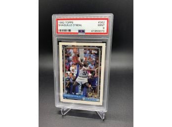 1992 Topps Shaquille O'Neal Rookie Card PSA 9