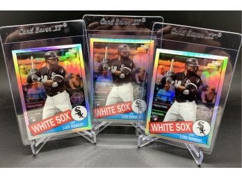 Lot Of (3) 2020 Topps Chrome 1985 Refractor Luis Robert Rookie Cards
