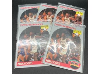 1990 NBA Hoops David Robinson Rookie Of The Year Lot