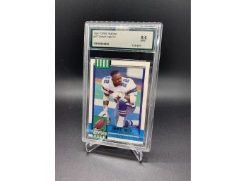 1990 Topps Traded Emmitt Smith Rookie AGS Graded 9